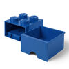 Tiroir de rangement LEGO 4 bleu