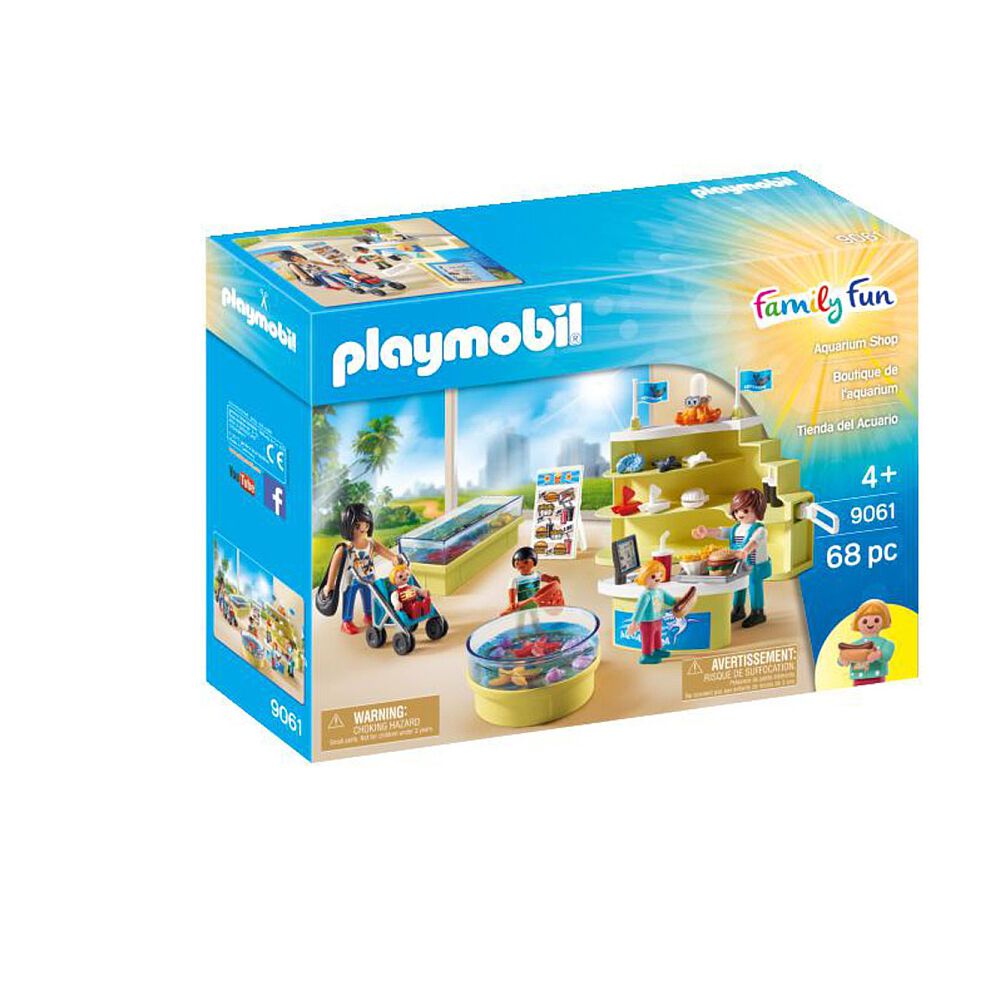 playmobil boutique aquarium