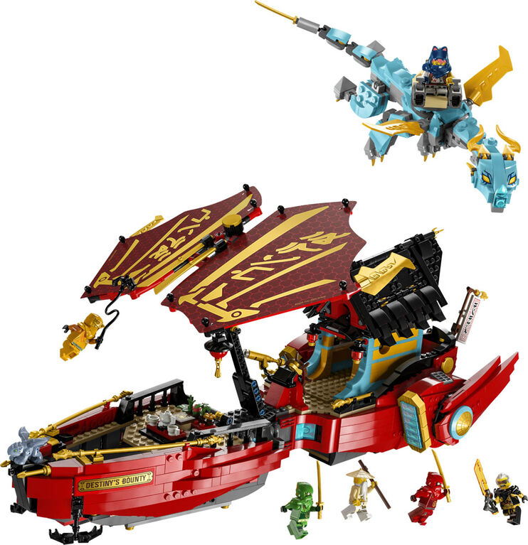 LEGO NINJAGO Destiny's Bounty - Race Against Time 71797 Building Toy Set (1,739 Pcs)