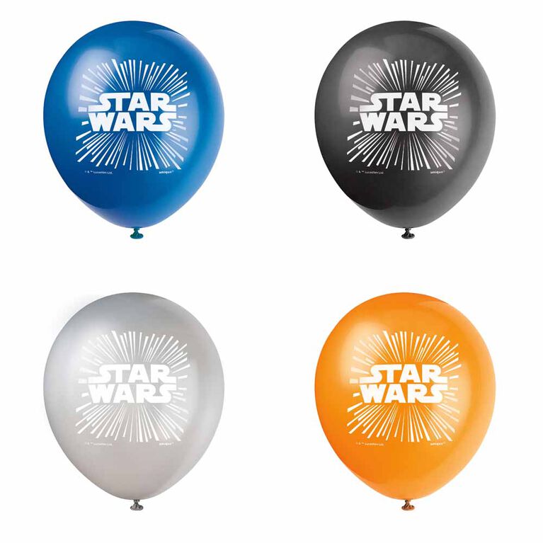 Star Wars 12" Latex Balloons 8 pieces