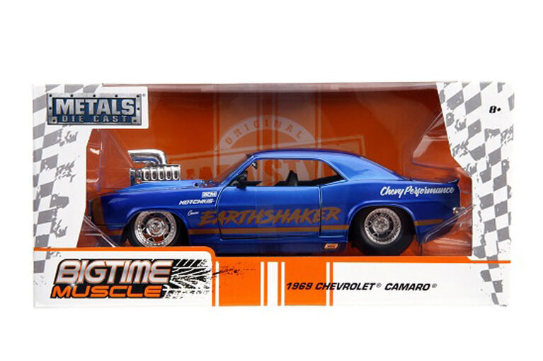 Big Time Muscle 1:24 1969 Chevy Camaro-Show Engine