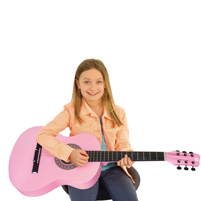 Guitare rose à 4 cordes pour enfant • Enfant World