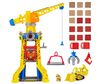 Rubble & Crew, Bark Yard Crane Tower Playset with Rubble Action Figure, Toy Bulldozer & Kinetic Build-It Play Sand