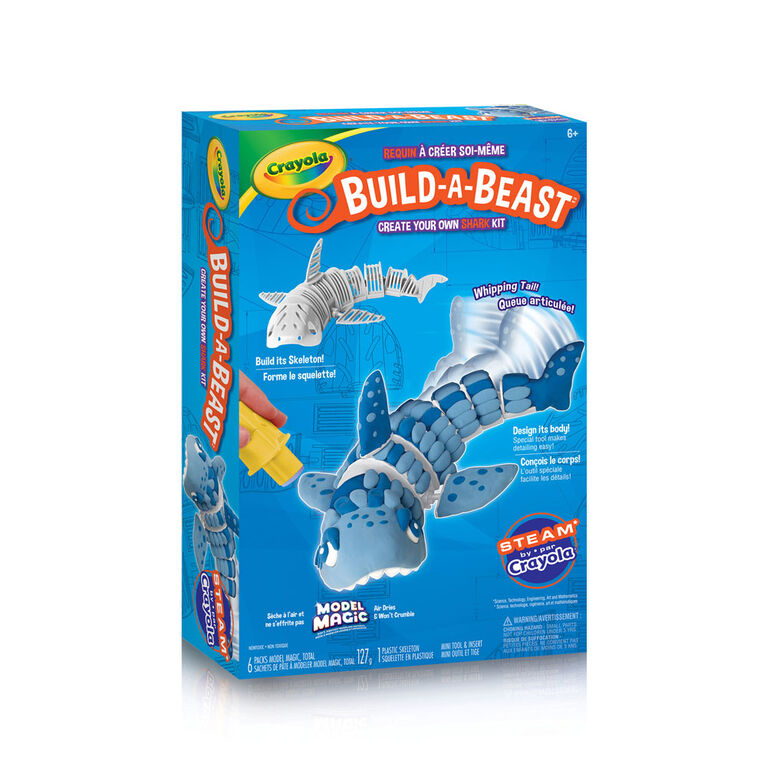 Crayola Build-A-Beast Craft Kit Shark