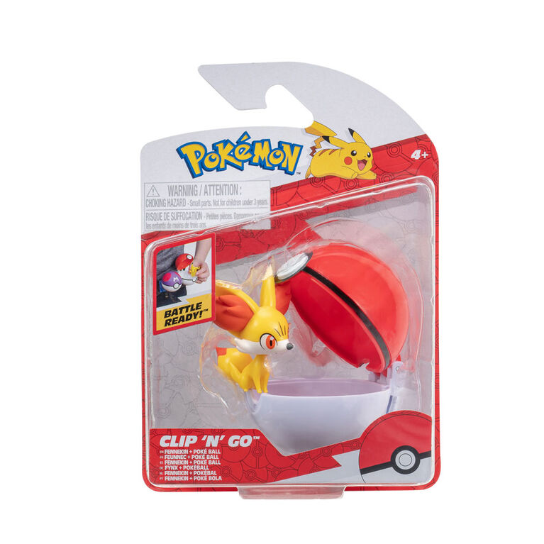 Pokémon Clip 'N' Go - Feunnec (Fennekin) et Poké Ball