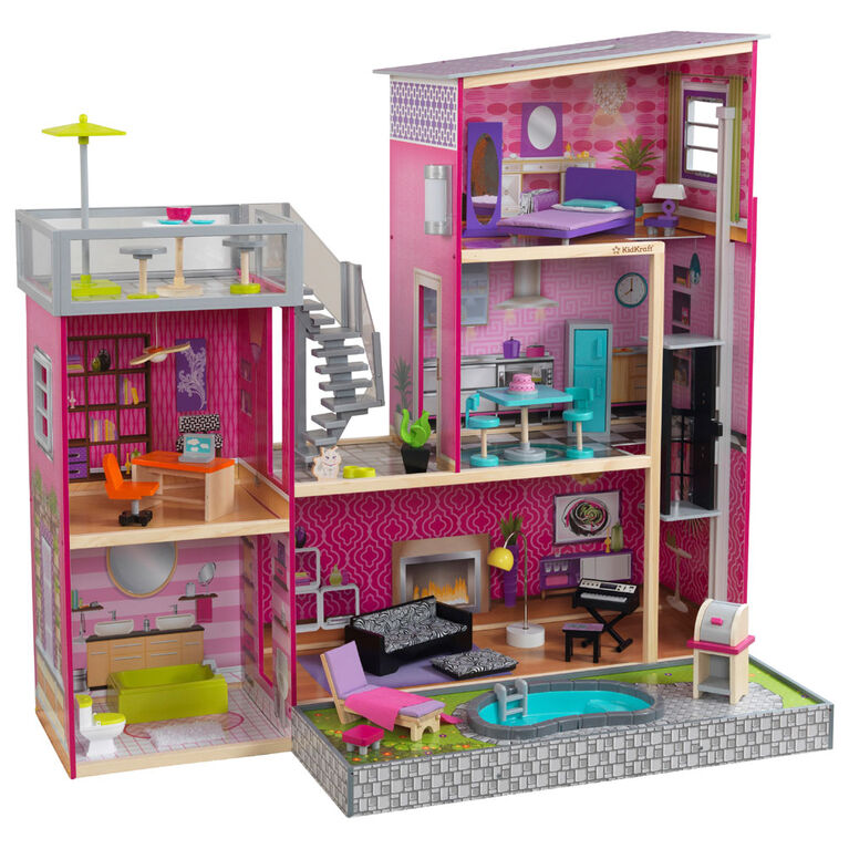 KidKraft Uptown Wooden Dollhouse