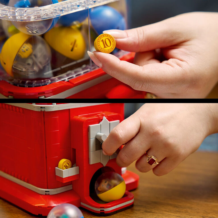 LEGO Ideas Minifigure Vending Machine, Vintage-Style Decor, Building Kit for Adults 21358