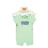 Levis 2 Pack Romper - Teal - Size Newborn