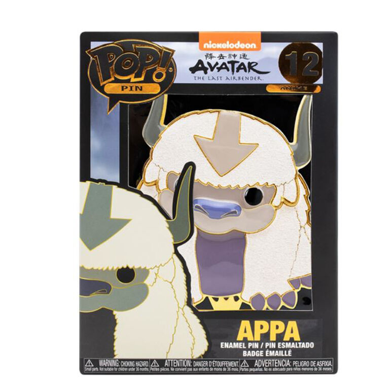 Badge émaillé Appa par Funko Pop! Avatar the Last Airbender