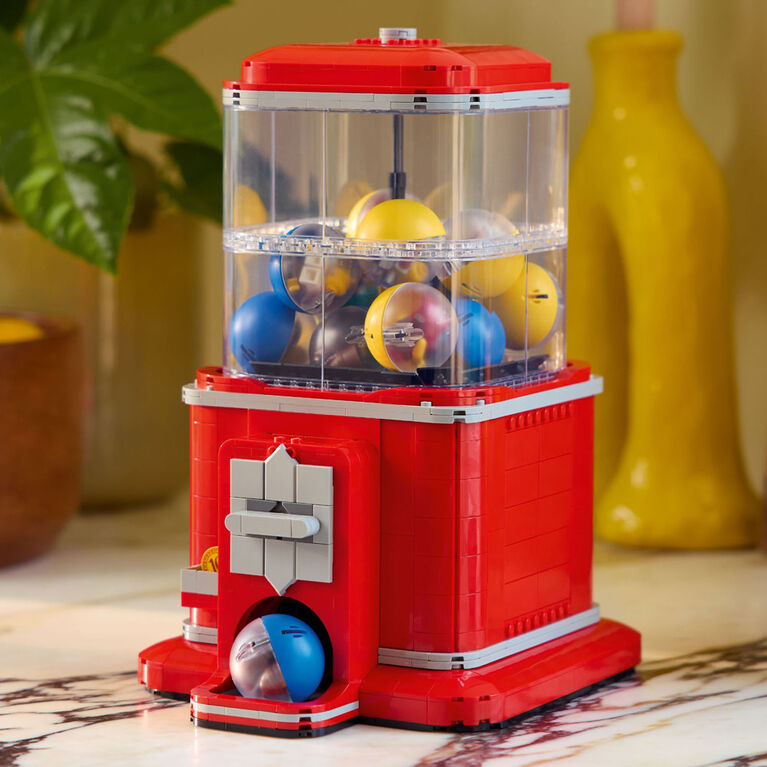 LEGO Ideas Minifigure Vending Machine, Vintage-Style Decor, Building Kit for Adults 21358