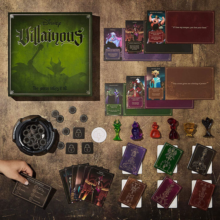 Villainous : la collection complète de boîtes pour cartes du jeu