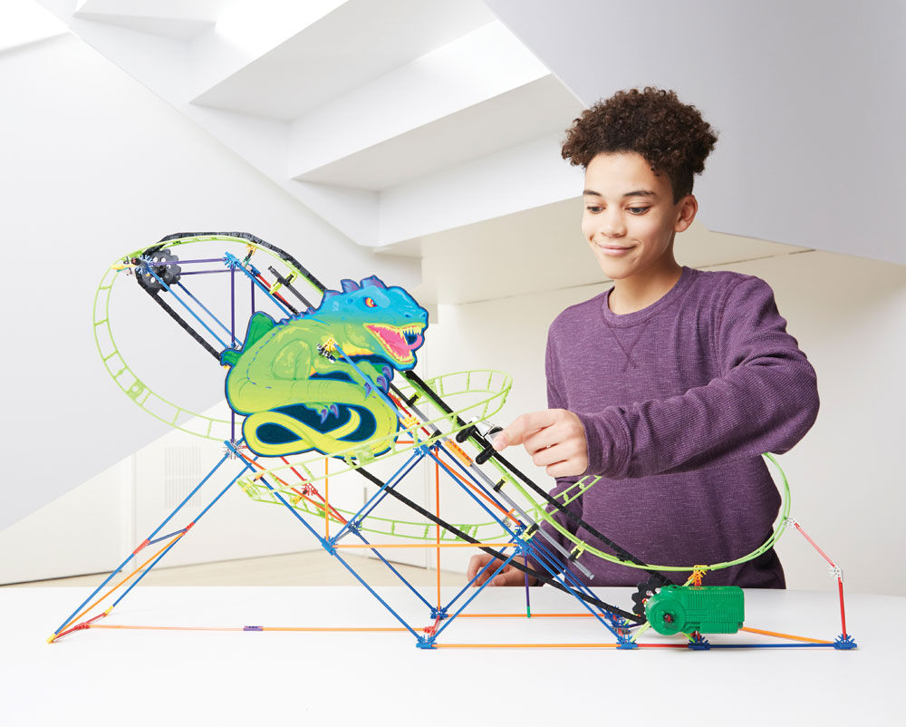 Knex twisted lizard roller coaster store