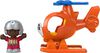 Fisher-Price Little People Helicopter Toy and Pilot Figure Set for Toddlers, 2 Pieces