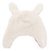FlapJackKids - Baby, Toddler, Kids, Girls Reversible Sherpa Fleece Hat - Double Layered - Bunny/Deer - Large 4-6 years