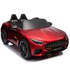 KIDSVIP Mercedes Benz 24V SL63 Voiture 4X4 sous licence pour enfants avec RC - Rouge