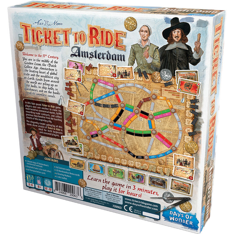 Days Of Wonder - Ticket To Ride - Express - Amsterdam - English