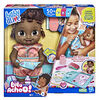 Baby Alive poupée Lulu Achoo, poupée interactive de 30 cm, cheveux noirs