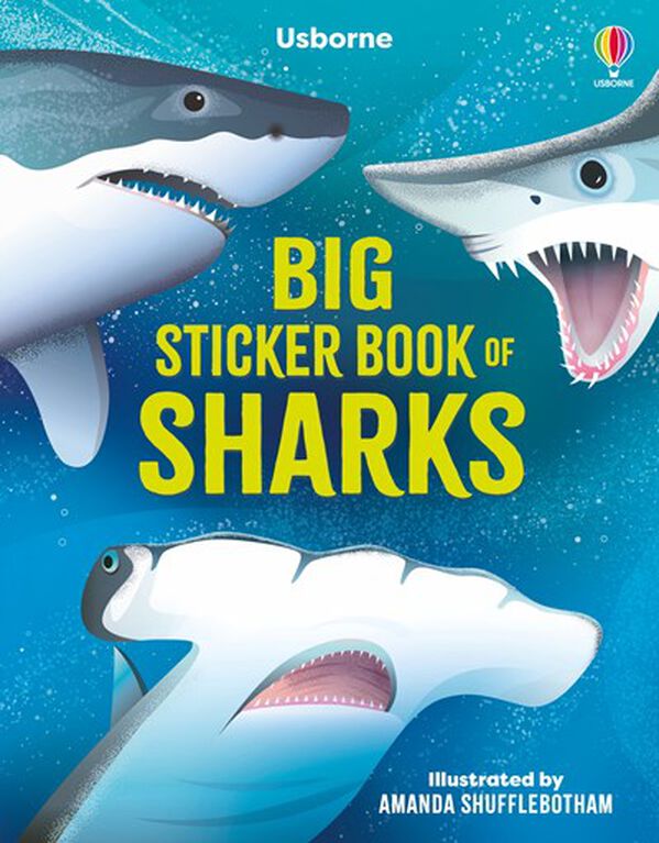 Big Sticker Book of Sharks - English Edition