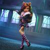Monster High-Poupée Clawdeen Wolf, avec socle et accessoires