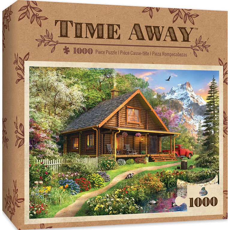 Masterpiece: Time Away Mountain Retreat - 1000 Piece Jigsaw Puzzle - English Edition