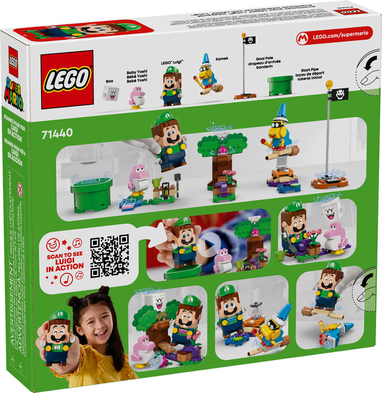 LEGO Super Mario Adventures with Interactive LEGO Luigi Toy Playset, Nintendo Gift, Super Mario Toys, 71440