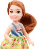 Barbie Club Chelsea Doll (6-inch) with Red Hair Sloth Graphic and Skirt