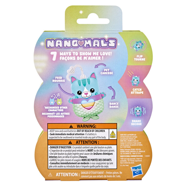 Hasbro Nano-mals Pawtricia the Blue Kitty Electronic Fidget Pet