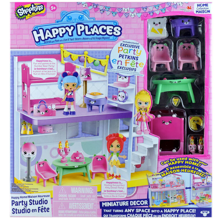 Shopkins Happy Places Happy Home Party Studio Playset