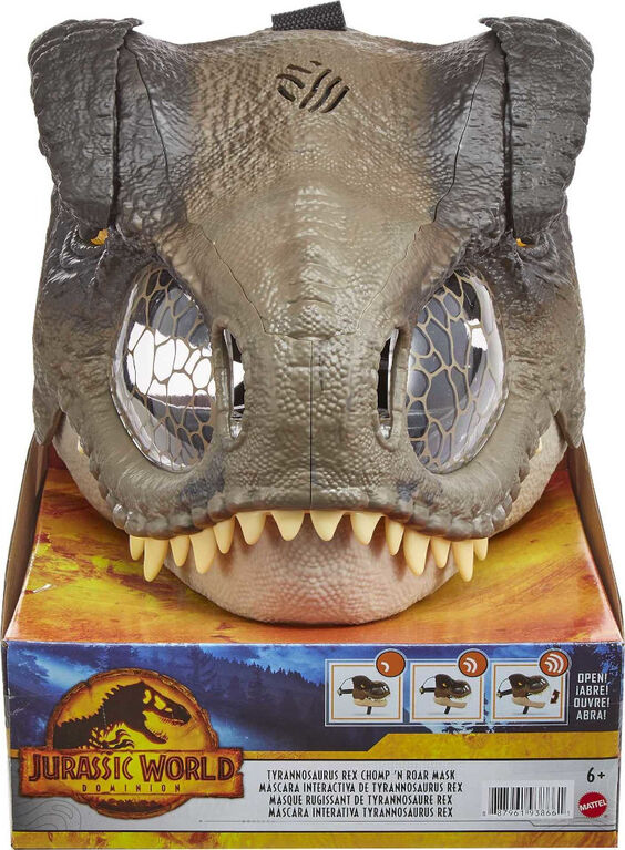 ​Jurassic World: Dominion Tyrannosaurus Rex Chomp N Roar Dinosaur Mask