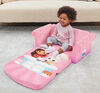 Marshmallow Furniture, Children's 2-in-1 Flip Open Foam Compressed Sofa, Gabby's Dollhouse