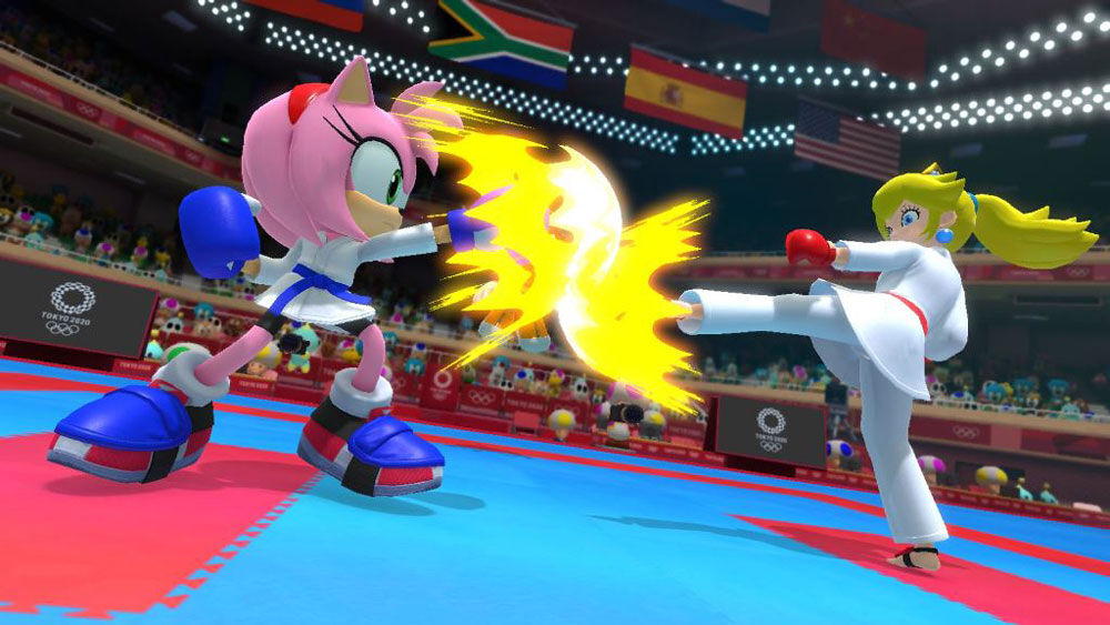 Mario and sonic at outlet the olympic games nintendo switch