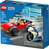 LEGO City La poursuite de la voiture en moto de police 60392 Ensemble de jeu de construction (59 pièces)