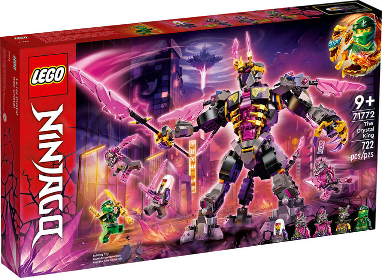 LEGO NINJAGO The Crystal King 71772 Building Kit (722 Pieces)