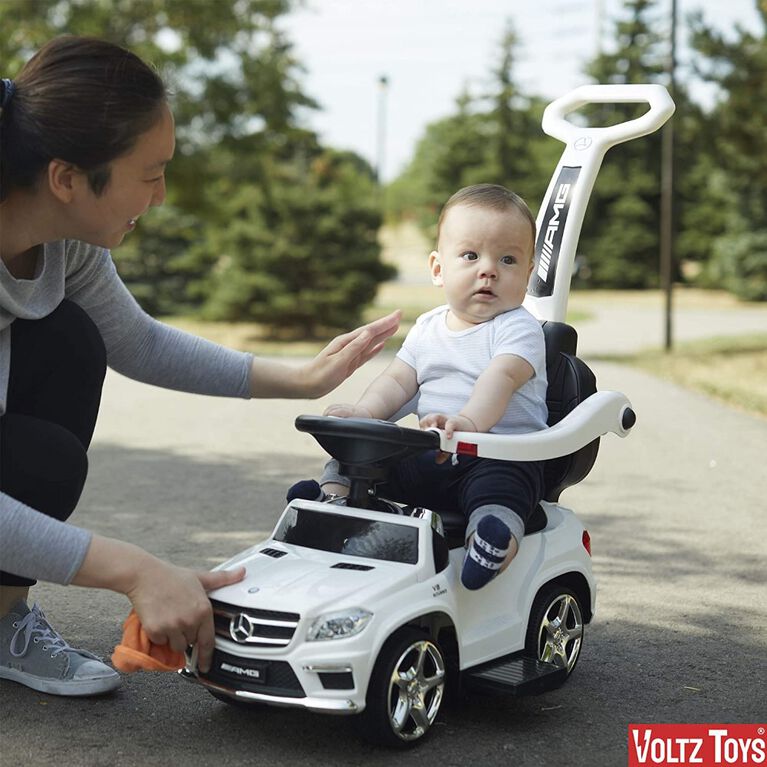 Voltz Toys Mercedes-Benz AMG GL63 4-in-1 Push Pedal Car, Red