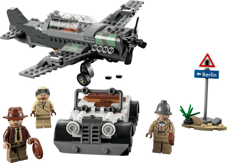 LEGO Indiana Jones La poursuite en avion de chasse 77012 Ensemble de jeu de construction (387 pièces)