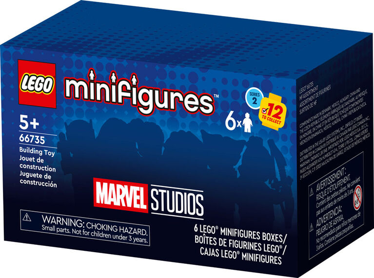 Figurines LEGO Marvel Série 2 - Lot de 6 66735 Ensemble de jeu de construction