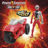 Power Rangers Dino Fury Rip N Go T-Rex Battle Rider and Dino Fury Red Ranger