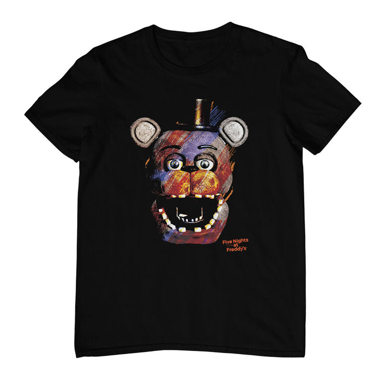 Five Nights At Freddy- Black Tshirt- Medium