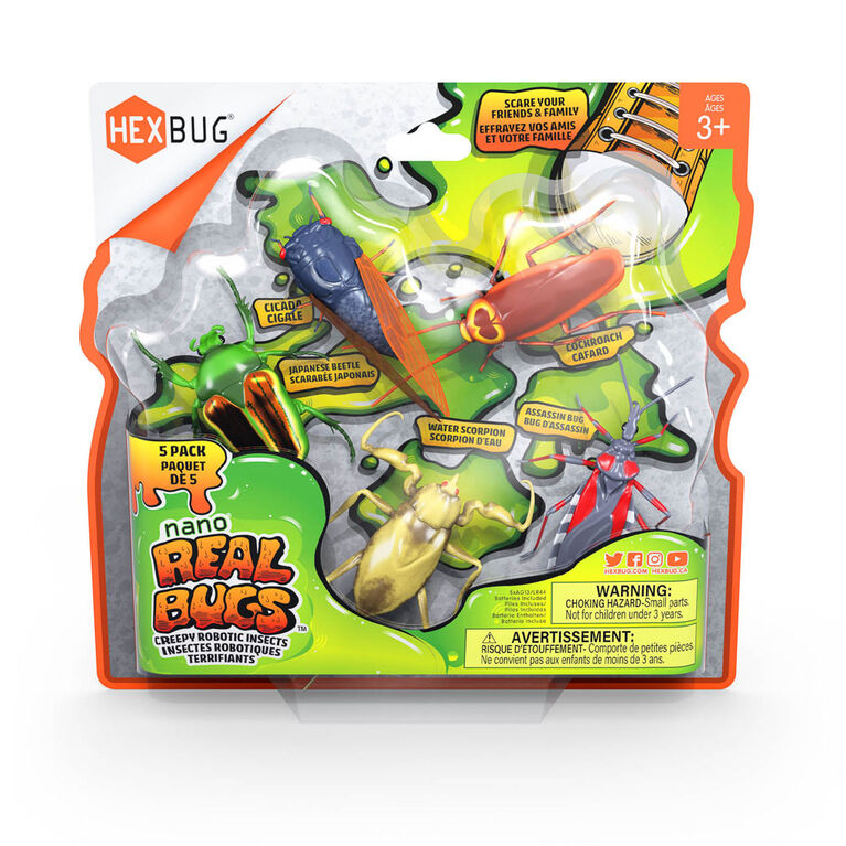 Hexbug Real Bugs Nano 5-Pack