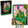 LEGO Wicked Emerald City Wall Art Aesthetic Fantasy Room Decor Gift for Adults 75685