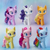 My Little Pony Mega Friendship Collection Set of 9 Toy Pony 5-inch Figures with Brushable Hair, Comb, and 15 Accessories - R Exclusive