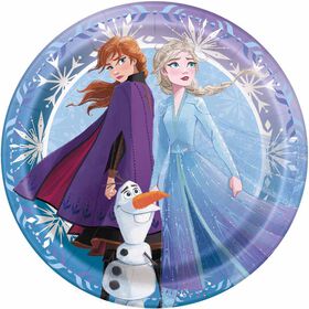 Frozen 7"  Plates, 8 pieces