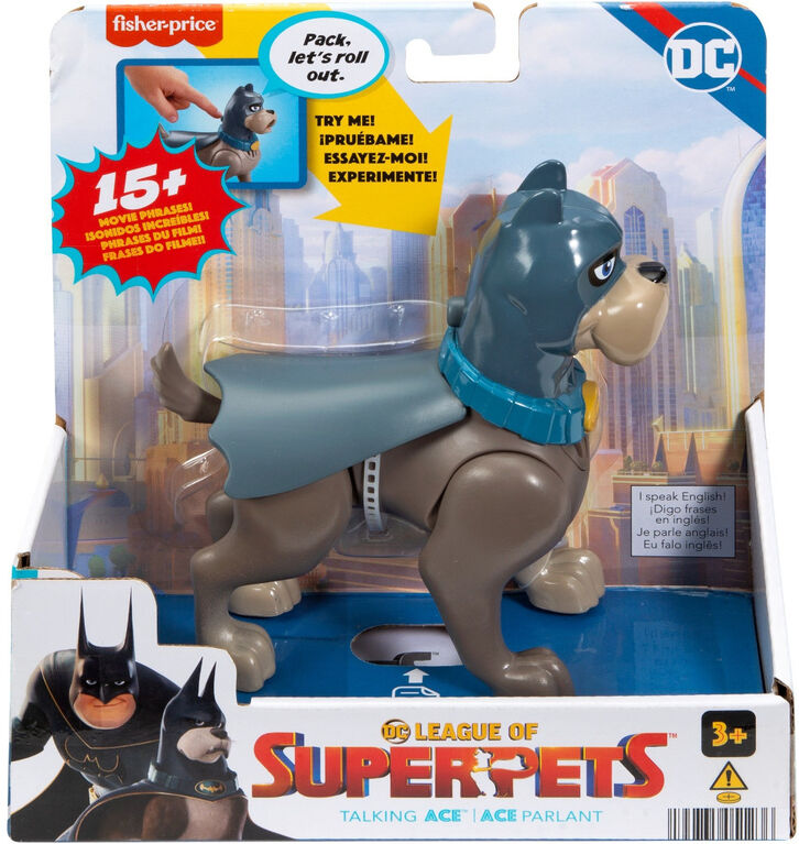 Fisher-Price DC League of Super-Pets Talking Ace Figure