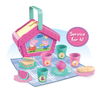 Peppa Pig Let's Have a Picnic Set, Travel Toy with Handle Includes 4 Settings and Play Food, 15-Pieces