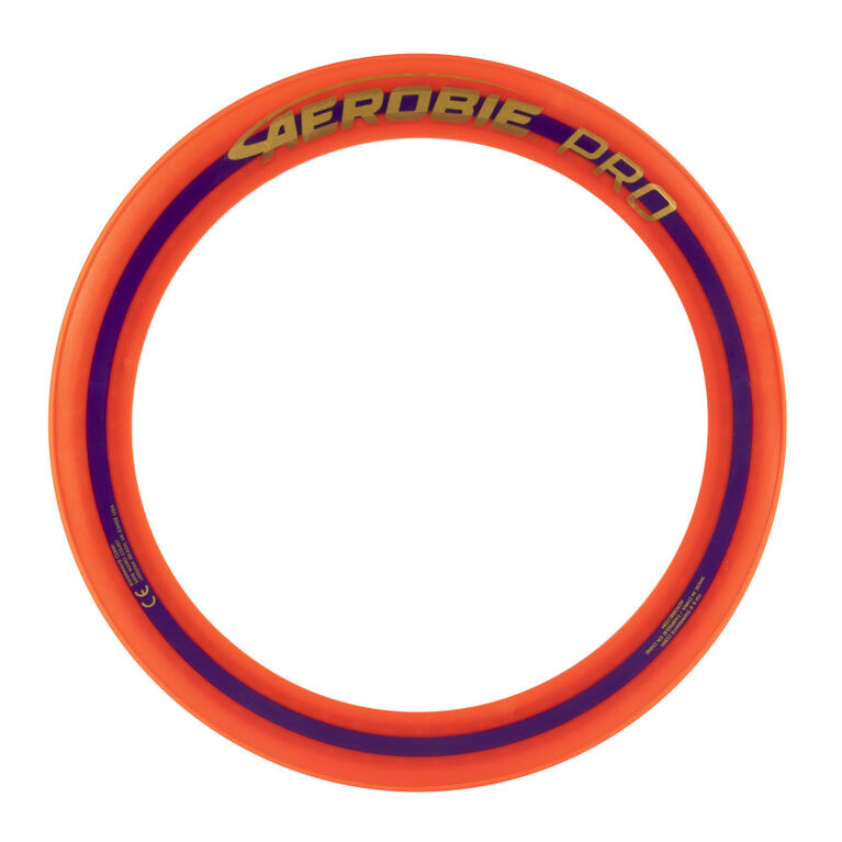 Aerobie Pro Ring Outdoor Flying Disc, 14 inches, Orange