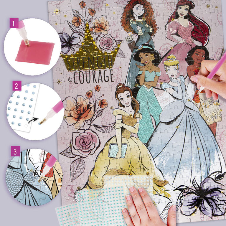 Disney Princess Crystalize It! Diy Puzzle Kit