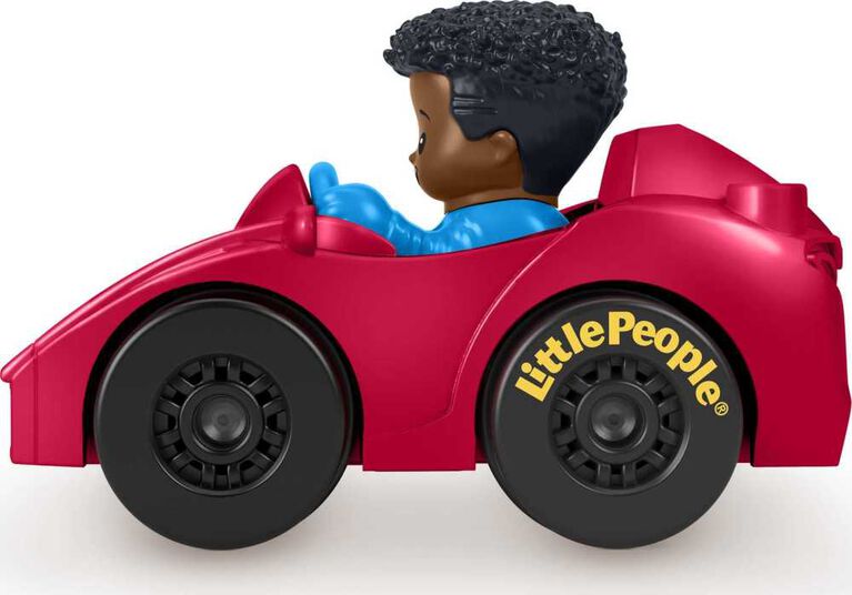Fisher-Price Little People Wheelies Red Sports Car Toy