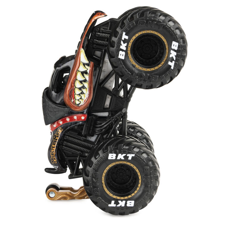 Monster Jam, Official Monster Mutt Rottweiler Monster Truck, Die-Cast Vehicle, Ruff Crowd Series, 1:64 Scale