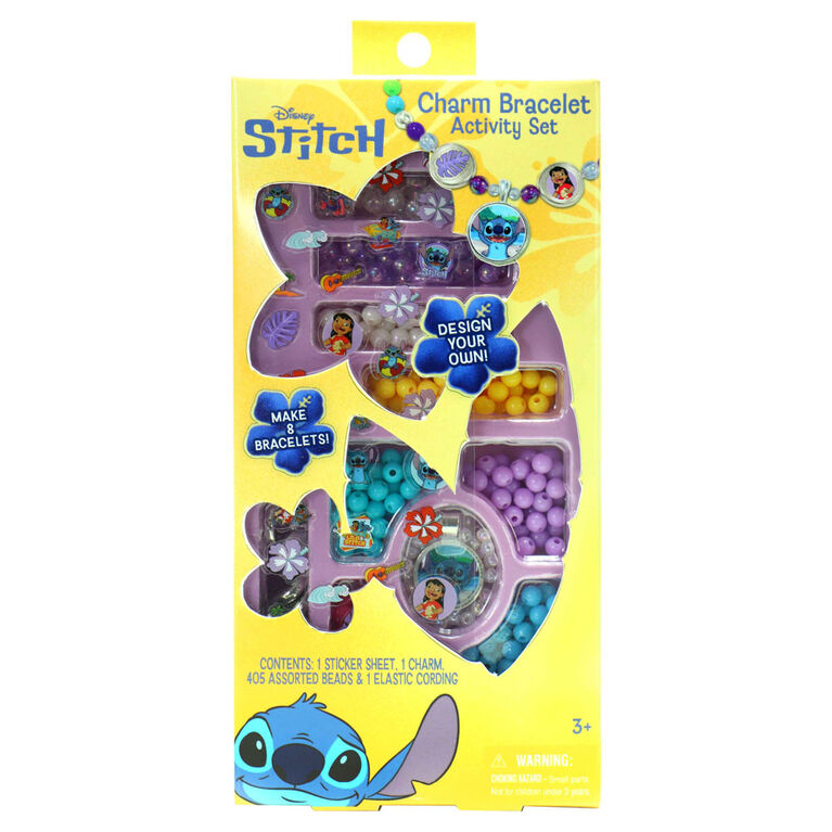 Ensemble d'activités avec bracelet à breloques Disney Stitch