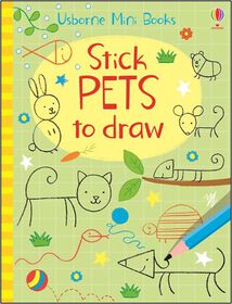 Usborne Minis:  Stick Pets To Draw - English Edition